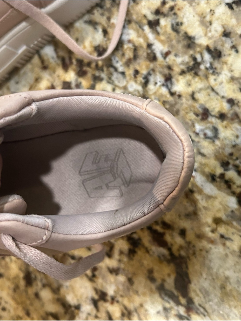 Nike Air Force 1 Pixel Athletic Lace Up Platform Shoe Women’ 6.5 Beige Pink - Picture 5 of 9